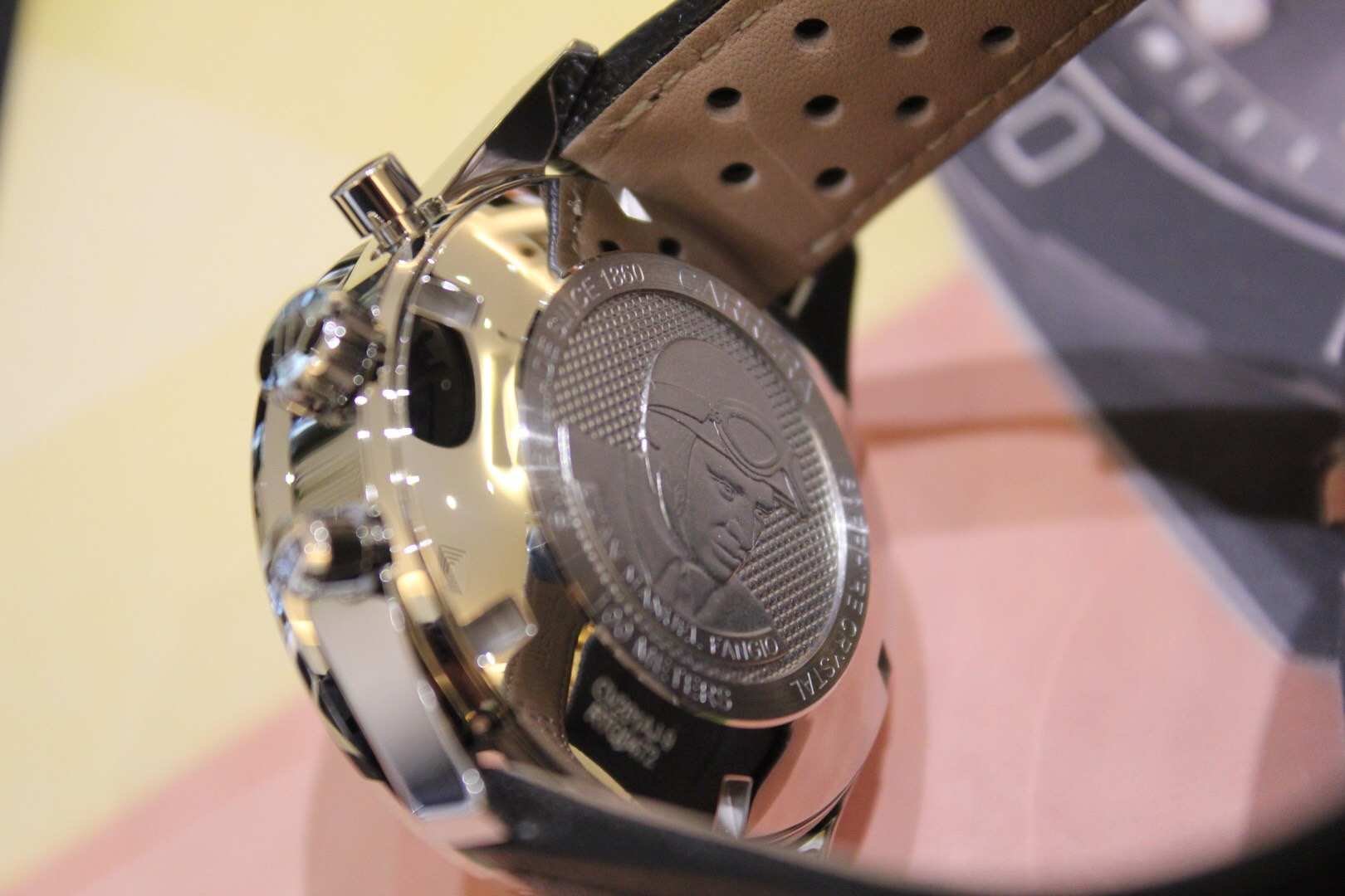 TAG Heuer泰格豪CARRERA系列计时腕表，自动上链，星期日历显示，防水100米插图